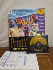 Printmaster Gold Publishing Suite 2001 Vintage Windows 95 / 98