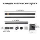 10Ft Shade Sail Pole Awning Deck Patio Backyard with Pole Bracket Clamp Powder — photo 6