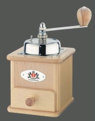ZASSENHAUS ''Brasilia'' Manuelle Kaffeebohnenmühle Strand Natur Made in Germany