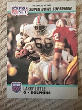 1990 Pro Set Super Bowl XXV Silver Anniversary - Larry Little #66