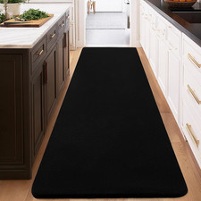 Black Runner Rug for Kitchen, 2X6 Runner Rug for Hallway Non Slip