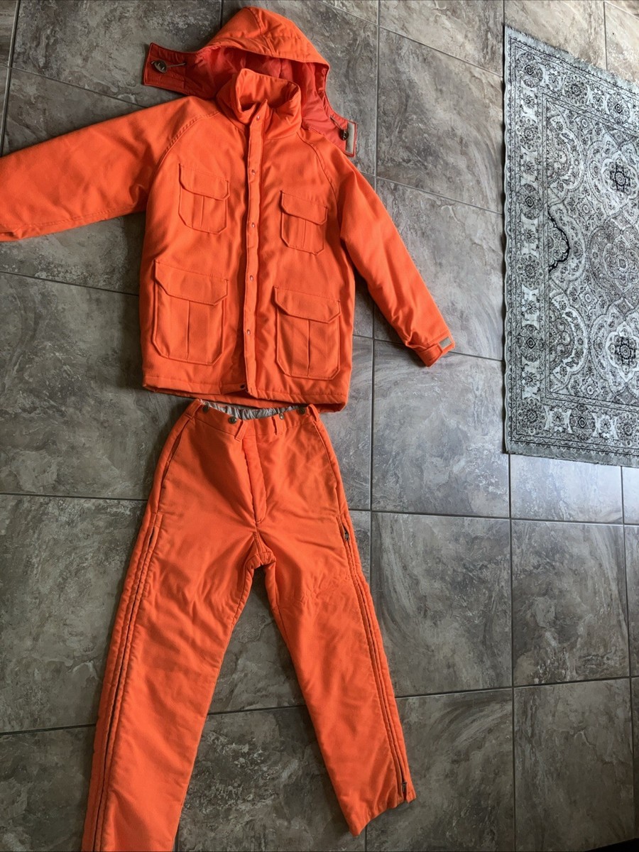 80s WOOLRICH hunting jacket USA製 VINTAGE 80'S Woolrich Orange Blaze Hunting Jacket & Pants Mens