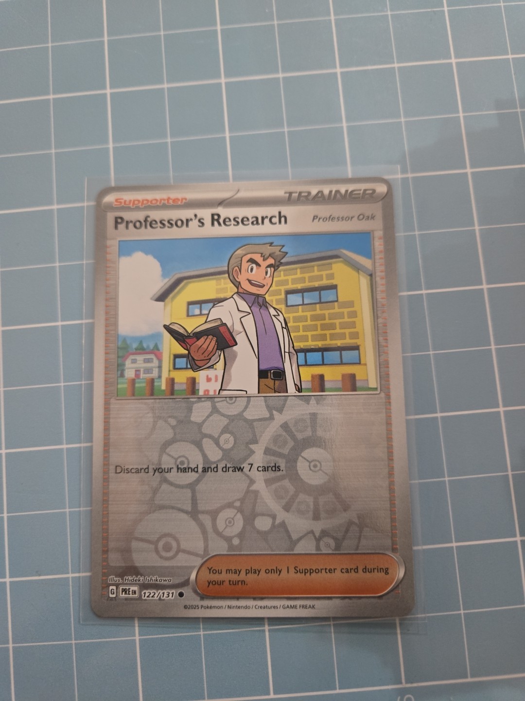 Professor's Research 122/131 - Pokemon TCG Prismatic Evolutions Reverse Holo NM