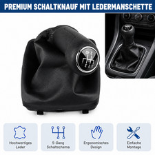 GTI-Look 5-Gang Schaltrahmen mit Schaltsack für VW Polo 9N (2001-2009)
