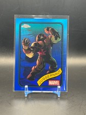 2025 Topps Chrome Marvel JUGGERNAUT #146 Blue Refractor (297) /299 RAW