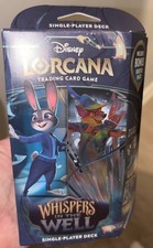 Disney Lorcana Whispers in the Well Sapphire  Steel Starter Deck