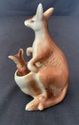 Vintage Japan Ceramic Kangaroo & Baby Joey Salt & Pepper Shakers — photo 2