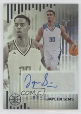 2022 Panini Chronicles Draft Picks Illusions Rookie Signs Jaylen Sims Auto 5cb