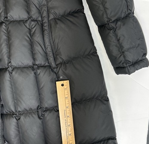 The North Face Metropolis II 550-Fill Down Parka Jacket Coat Black Long Medium - Picture 16 of 17
