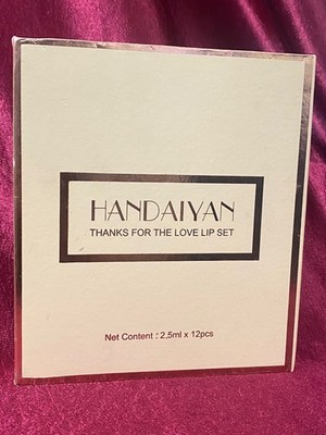 HANDAIYAN 12 Mini Lippenstift Combo Set - Wasserdicht, Langanhaltend MattLIP...