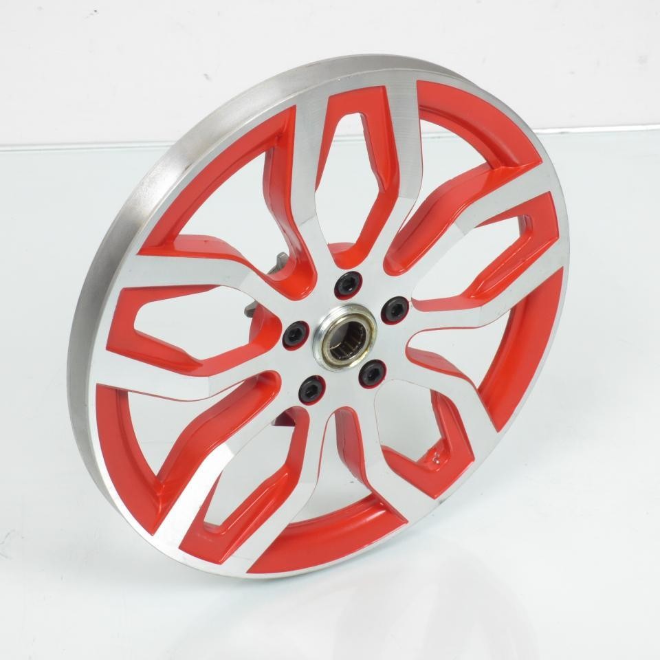 Poulie de transmission RSM rouge pour restaurer une mobylette MBK 40