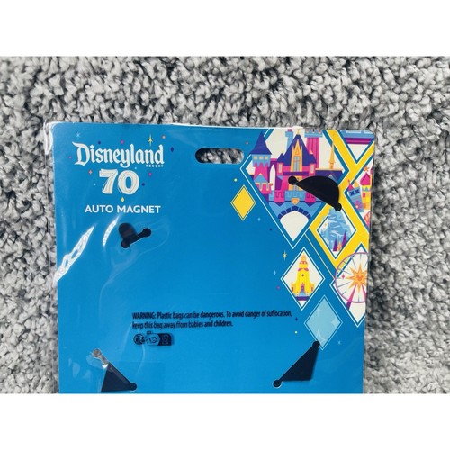 Disneyland Resort 70th Anniversary Car Magnet Mr Toads Wild Ride Brand New - Bild 10 von 10