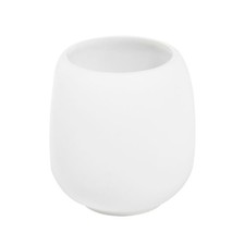 PORTACEPILLOS VASO KIT ENCIMERA ACCESORIOS BAÑO DECORACIÓN DISEÑO BLANCO