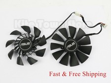 Pair Fans Cooler Fan For ASUS GTX 780 R9 280 280X R9 290 290X T129215SU 95mm