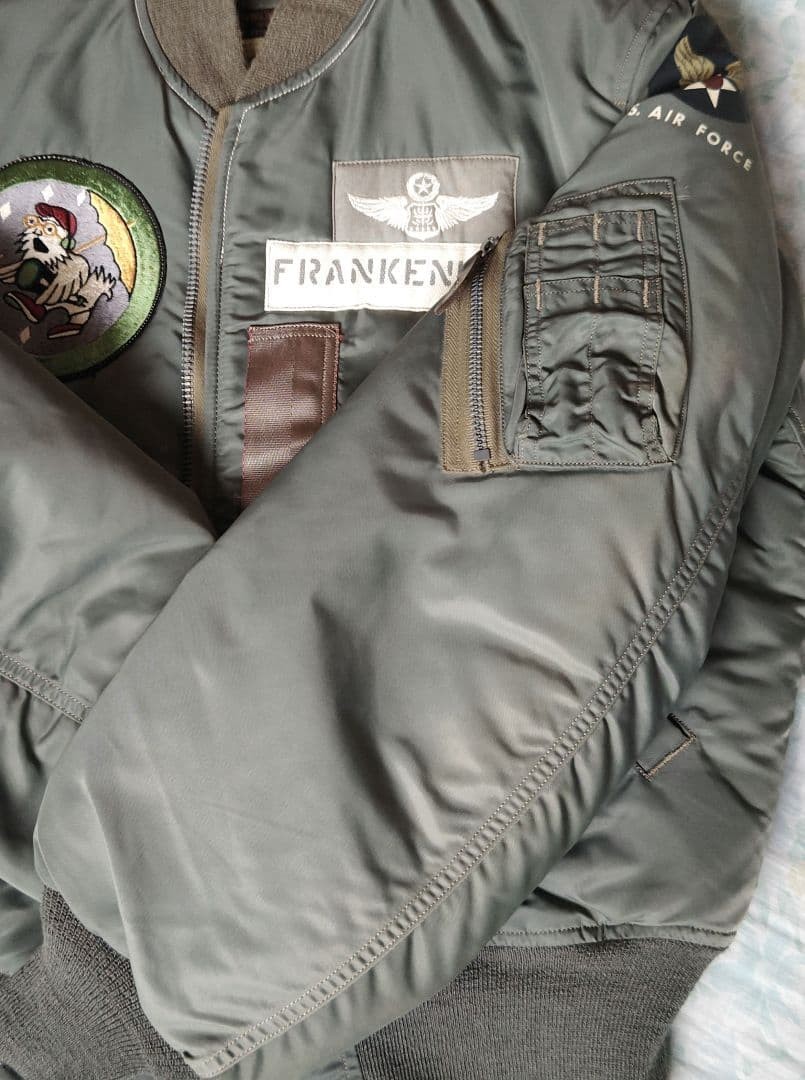 BUZZ RICKSON'S FRANKENBERG Patch MA-1 B-150 Jacke… - image 10