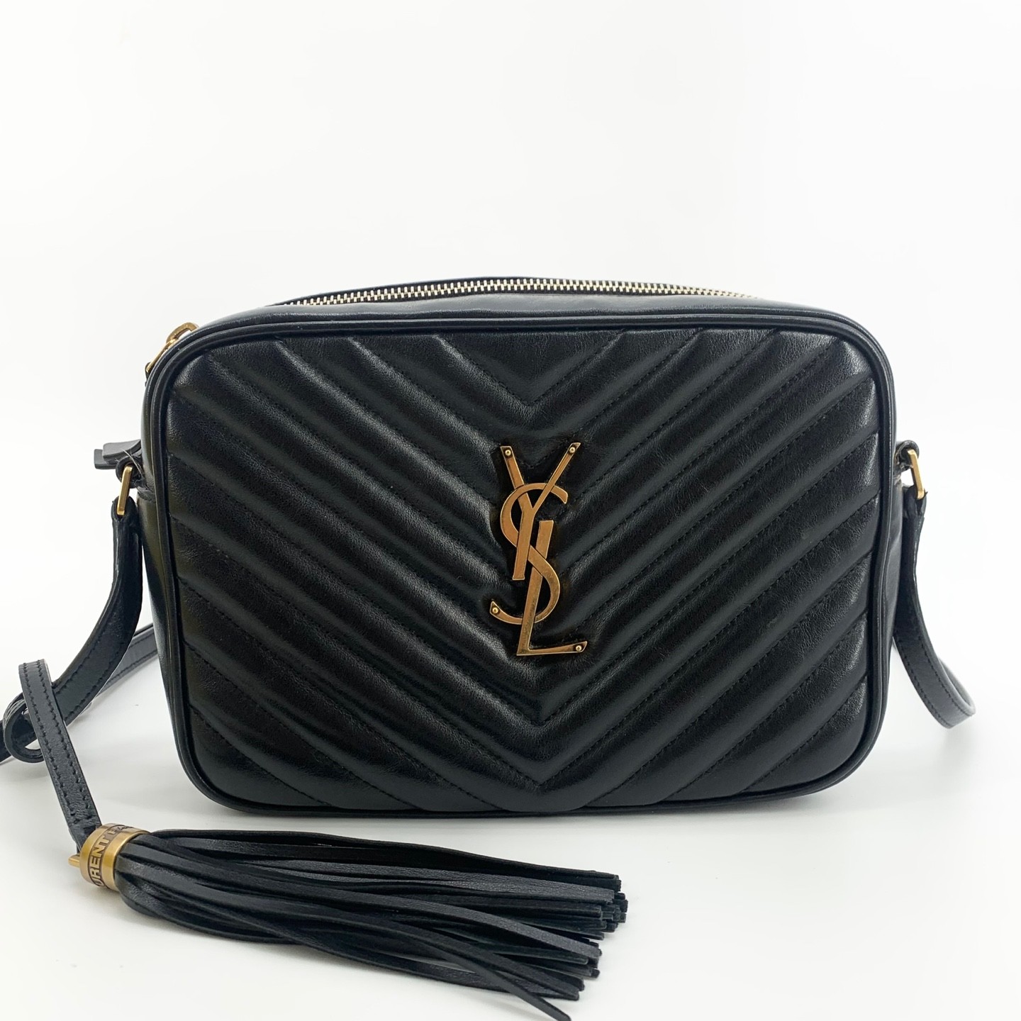 Borsa a tracolla Saint Laurent Monogramme Loulou nappe fotocamera 612544 141352121