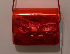 Cat  Jack Girls Red Purse With Bow, New With Tags