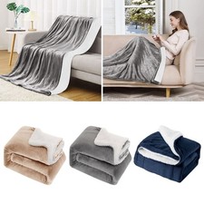 Fiber Winter Warm Blanket Body Warmer Bedspread Living Room Sofa Thermal Blanket