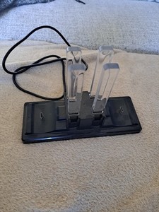 Black 4-Slot USB Wired Controller Charging Dock Stand w/ Indicator Light