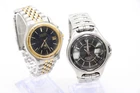 F x2 Vintage Gents Seiko Kinetic Quartz Watches Inc SQ 100 5M42, Auto Relay 5J32
