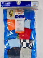 Boys Wonder Nation 10 Pack Multi Color Boxer Briefs Size XL/XG 14-16 Husky NEW