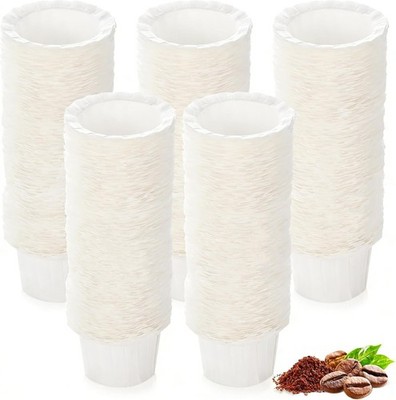 500 Count Natural Disposable Coffee Filters for Keurig K-Cups - Eco-Friendly