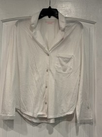 Victoria's Secret Collared Button Pajama Set S Long Sleeve / Pants