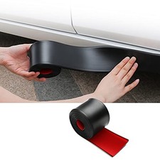 13ft 3.15in Side Skirt s Protector, Universal Rubber Anti - Scratch Black