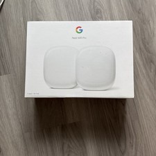 Google Nest Wifi Pro 5.4Gbps Router - Snow White, 2 Pack Brand New Sealed