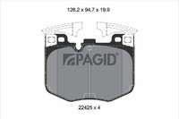 Bremsbelagsatz BremsklöTze FüR BMW X3 G01 F97 5Er Touring G31 3Er G21