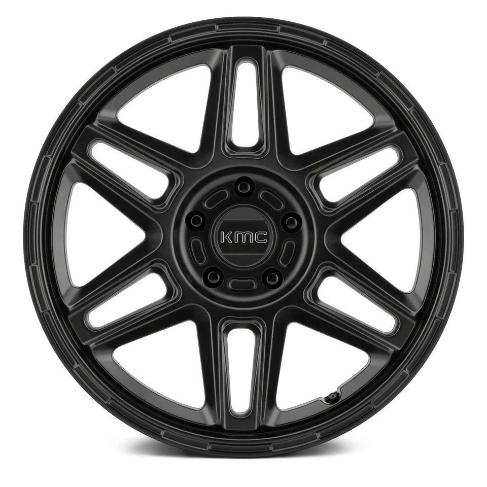 KMC KM716 NOMAD Wheels 17x8 (38, 5x120.65, 74.1) Black Rims Set of 4 - Изображение 2 из 3
