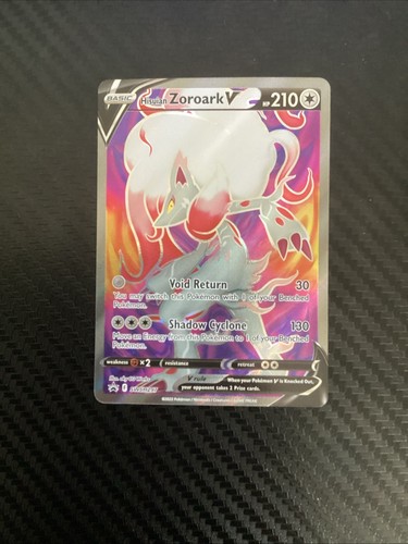 Hisuian Zoroark V SWSH297 Black Star Promo Ultra Rare Holo Pokemon Card NM