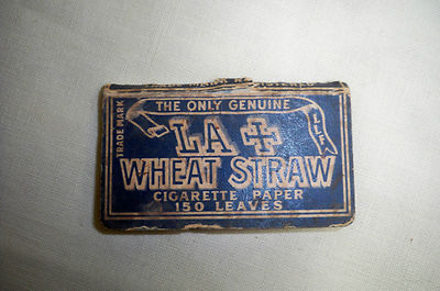1900 Wheat Straw Cigarette Papers Cover Paris Exposition