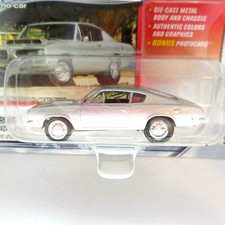 Johnny Lightning 1968 Plymouth Hemi Cuda Silver NEW in Package Mopar