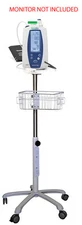 Rolling stand for Welch-Allyn spot 420 vital sign monitor new (small wheel ) 