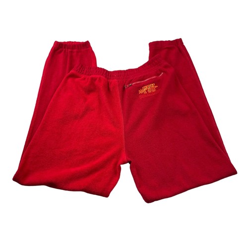 VTG Florida State Seminoles Men's Fleece Sweatpants Red • Large - Picture 2 of 9