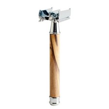 Superior Quality Olive Wood Reusable Butterfly Shaving Safety Esquires Of Oxford