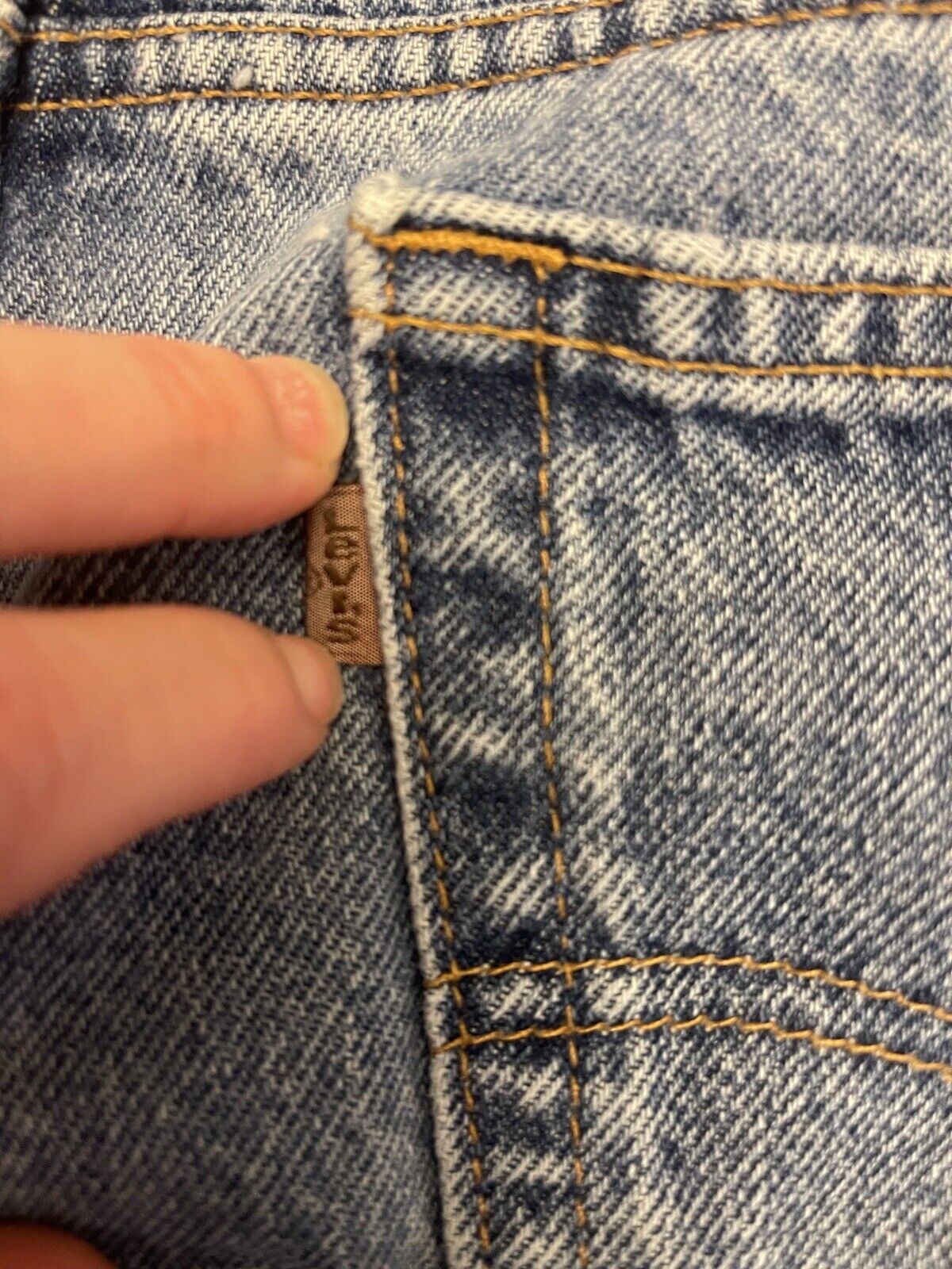 Vintage Levis 545 Jeans Men 42x30 Blue Loose Fit … - image 2
