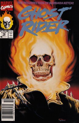 Ghost Rider #18 Newsstand Cover (1990-1998) Marvel Comics
