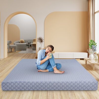 SUNYRISY 5 Inches Daybed Mattress Memory Foam Folding Full Mattress 75''Lx54''W