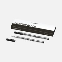 2X Montblanc Rollerball/Tintenroller Mine M Mystery Black/ Schwarz Refill/Ersatz