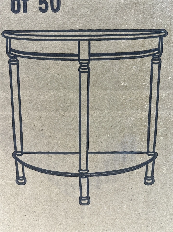 Mesa Consola Safavieh Randell Acabado Leña Mesa de Entrada Clásica-Contemporánea Foto 4 de 4