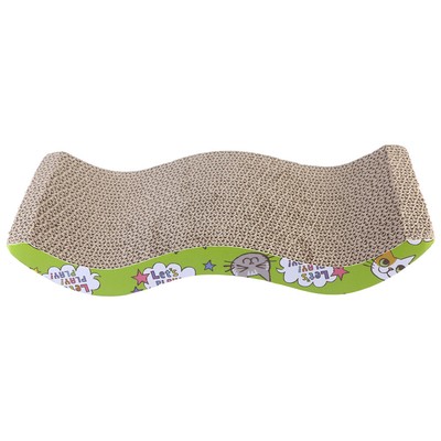 Wellpappe W-förmigen Tragbare Cat Scratch Pad Katze Scratcher Spielzeug Für Pet