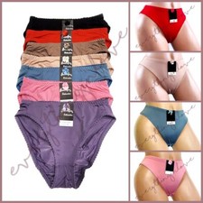 Women High Cut Microfiber Light Tummy Control Full Seat Coverage Bikini panties