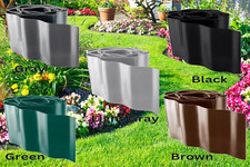 Flexible Garden Edging:Border/Fence Divider/Driveway Roll Path,9m - 100m Options