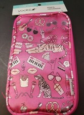 Girls Pink Pencil Case Yoobi Icons Pencil Organizer Tiger Icons Music Pizza