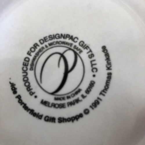 Thomas Kinkade VTG 1991 Mug/Cup “Olde Porterfield Gift Shoppe” 4 3/4” EUC - Picture 7 of 7