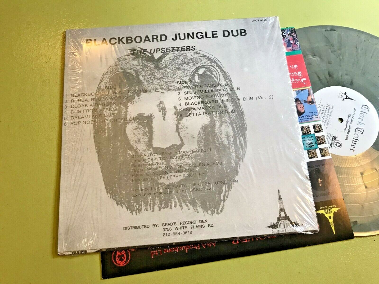 LP THE UPSETTERS BLACKBOARD JUNGLE DUB Lee Perry lpct0115 reggae grey