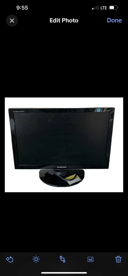 Samsung Syncmaster 2253LW Computer LCD Monitor 22" Widescreen WSXGA 1680 x 1050 - Image 3 of 4