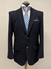 SKOPES FLEECE SUIT JACKET/BLAZER IN NAVY 40R VGC